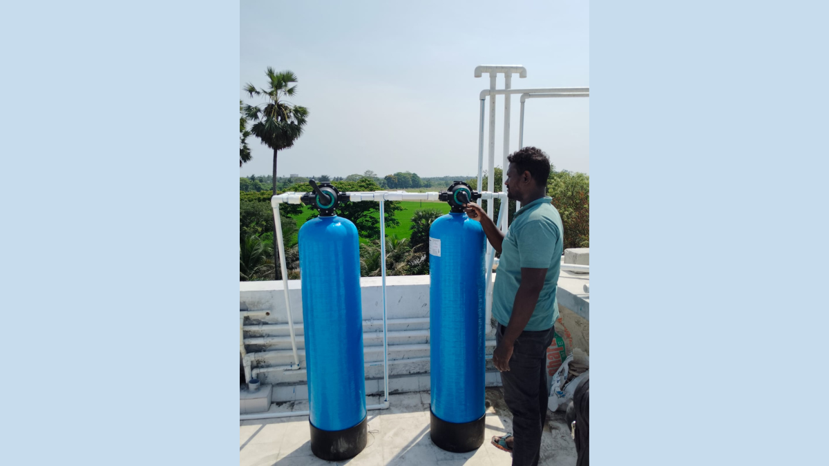 Iron Remover Followed by Water Softener